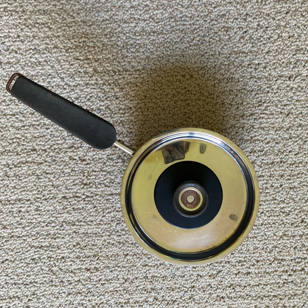 Revere Ware Stainless 1 Quart Saucepan w Lid VTG